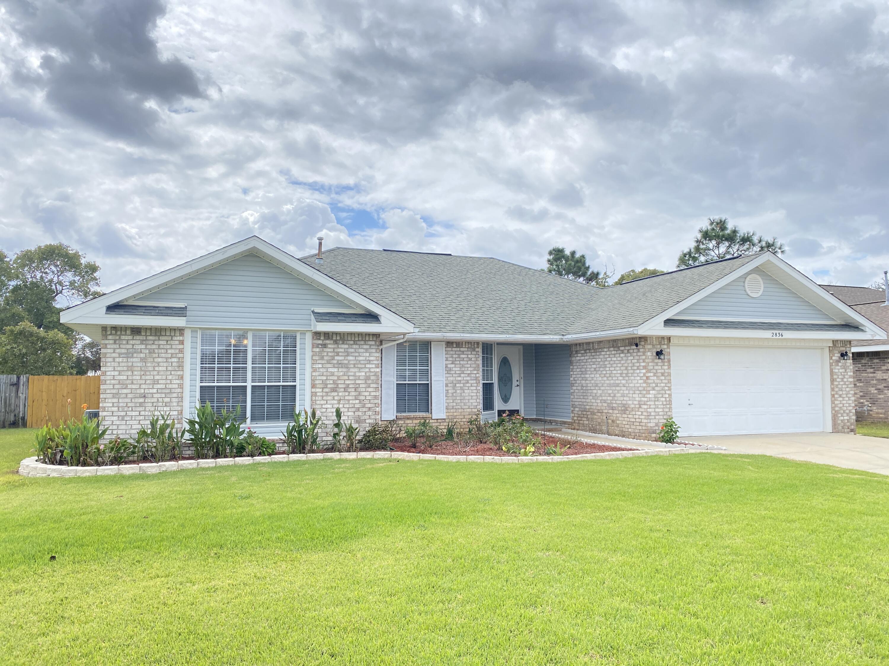 This 3 bedroom/2 Bathroom home is perfectly located south of I-10 . There is new vinyl flooring throughout the home and the walls have been freshly painted. This well laid out floor plan offers a large living room, open kitchen and spacious bedrooms. In the kitchen you will find a new sink along with a new oven and microwave. The sod in the front yard has been replaced and the home has been pressure washed. The back yard offers a a covered patio, , storage shed, greenhouse with electricity, irrigation system and a new privacy fence. In season the garden offers tomatoes, peppers, string beans, sweet potato, blackberries and grapes and more. Don't miss your opportunity to own this home !