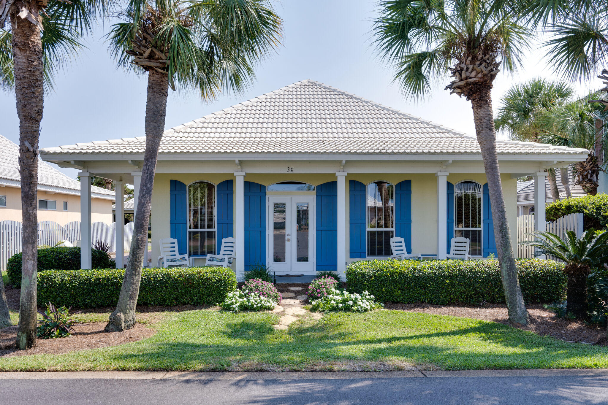 Beautifully UPDATED & Fully Furnished BEACH HOME in Gated Emerald Shores - 3 Bedroom, 2 Bath - 5 Min. WALK TO THE BEACH & Gulf Front Restaurants! || Fantastic Vacation Rental, SLEEPS 8 2nd Home or Primary Residence || MBATH multi-jet shower+bench || FULLY EQUIPPED Kitchen has service for 8, large Washer and Dryer || EMERALD SHORES Offers Deeded BEACH ACCESS (Seasonal Tram), a private beach PAVILION w/ SNACK BAR, keyed bathrooms, picnic tables and lounge chairs, two HEATED SWIMMING POOLS, tennis court, basketball goal & shuffle board || SHOP & DINE at Silver Sands Factory Outlet just 2 mi. east & Destin Commons just 2 mi. west || HOA DUES Incl.: Lawn care, irrigation, pest service, & basic cable PLUS owners get 1 BEACH SETUP || Buyer to verify all info.