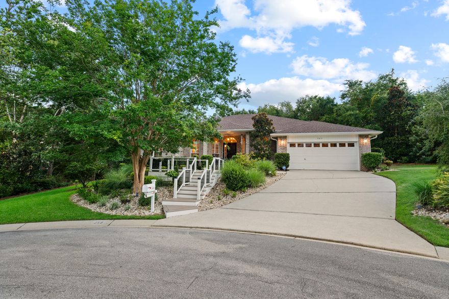 Phenomenal home nested beautifully on a cul-de-sac!! Welcome to 305 Grey Fox Circle, where luxury meets elegance. This one-owner home offers over 3000 square feet, four ample-sized bedrooms, and three full baths. From the moment you drive up, you will notice the extra privacy this home provides as it is located at the end of a cul-de-sac. It displays immaculate landscaping, a Trex board front deck, a large back patio, and a backyard perfect for relaxation and entertaining. As you pass through the front door, you are greeted with an open floor plan with soaring ceilings. The oversized living room offers a gas fireplace and plenty of room for your family to spread out. The kitchen is a chef's dream with granite countertops and stainless steel gas appliances, with not one, not two, but THREE ovens. AND, a recipe tablet/book holder feature. The microwave is a cabinet, pull out drawer style appliance. The island in the middle provides additional workspace, and the breakfast bar allows for large gatherings. Just off the kitchen is a built-in coffee/tea bar perfect for entertaining. The split floor plan provides privacy and solitude. The large owner's suite offers a massive bathroom with a double vanity, garden tub, separate shower, and large closets. A tankless water heater was also added. You will fall in love with the warm feel of this home and the beautiful upgrades the owner has painstakingly made. To include an infra-red HVAC duct cleaning system. The washer and dryer convey "AS - IS" with the property and the furnishing are negotiable. Take advantage of this opportunity now! This is a gorgeous home! 