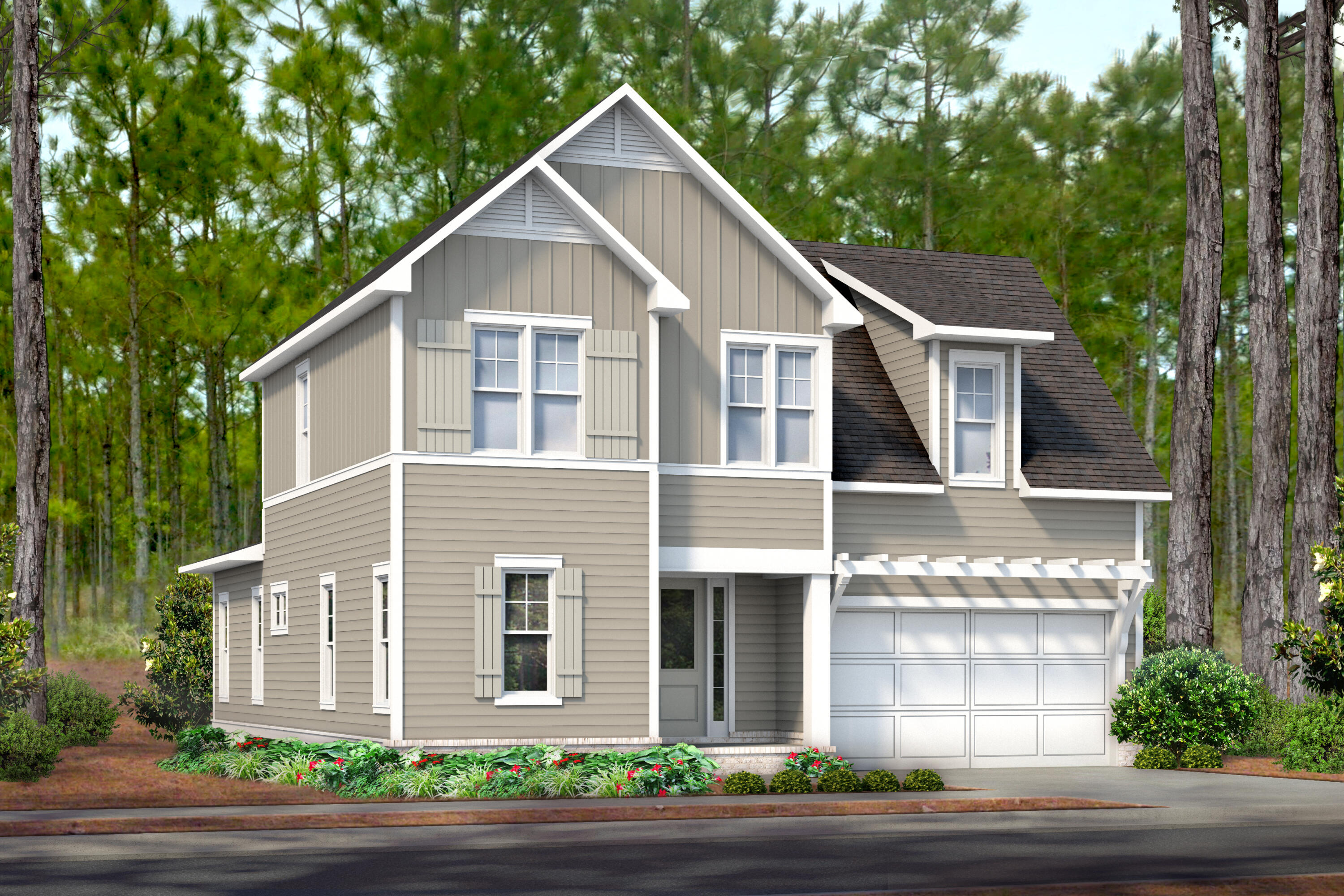 Entered for comp purposes only. Introducing Longleaf Park the newest neighborhood within the Watersound Origins community. The newest Huff Homes Driftwood Plan has 4 bedrooms and 3.5 baths with a 2 car garage. This open floor plan includes 10' ceilings throughout, quartz kitchen and bathroom countertops, stainless steel appliances, wood cabinetry with soft-close features and under cabinet lighting, crown molding, and luxury vinyl plank flooring throughout. Notable exterior features include heirloom brick, irrigation system and rear screened porch.
