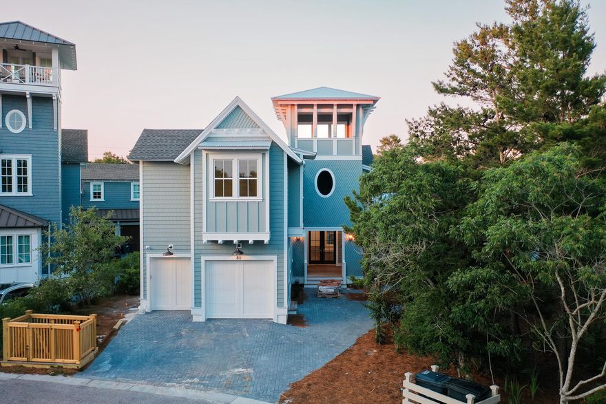 Discover the Ultimate in Coastal Luxury at 80 Shore Bridge Circle!Step into timeless elegance at 80 Shore Bridge Circle, an extraordinary residence located within the exclusive Bridges section of the gated Watersound Beach community in Inlet Beach, Florida. This stunning property offers an unmatched combination of refined design, modern comfort, and ultimate privacy, all just moments from the pristine white sands of 30A. Boasting five spacious bedroomseach with its own luxurious ensuiteand five and a half beautifully appointed bathrooms, this home is perfectly tailored for effortless entertaining and relaxed family living. The first-floor primary suite is a true retreat, offering privacy, comfort, and a spa-inspired bath.

From the moment you enter, you're welcomed by rich hardwood flooring, soaring vaulted ceilings, and exposed wood beams that define the open-concept living space. The ambiance is enhanced by designer lighting and a gas fireplace, setting the stage for warm gatherings or peaceful evenings at home.

The gourmet kitchen is a chef's dream, complete with high-end appliances, ample cabinetry, and a wet barideal for hosting. Just off the kitchen, the oversized laundry room offers both practicality and style, featuring additional storage and a deep sink.

Indoor living flows seamlessly to the outdoors, where you'll find a private pool, enclosed outdoor kitchen with built-in grill and charming brick flooring. For an added touch, just off the second floor you will find a spiral staircase leading to a rooftop deckperfect for sunset views and stargazing. Enjoy private community beach access, giving you a front-row seat to one of the most beautiful coastlines in the country.

Tucked away in a quiet cul-de-sac, this home offers a rare sense of peace and seclusion, enhanced by thoughtful features like cedar-lined closets, dual living areas on both floors, and the peace of mind that comes with a secure, gated community.

80 Shore Bridge Circle isn't just a homeit's a lifestyle. Whether you're seeking a permanent residence, vacation escape, or investment property, this coastal masterpiece offers unrivaled access to the best of 30A. Don't miss your chance to own a true piece of paradise.

Schedule your private tour today and experience the exceptional charm of Watersound Beach living.
