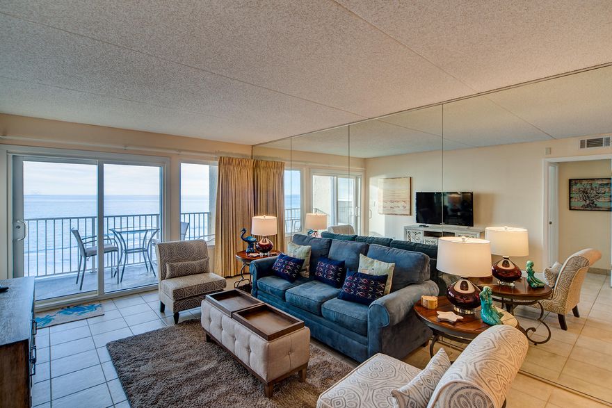 4th floor center of building unit, and nicely remodeled with great views of the gulf PLUS a great rental history.2016: $302062017: $31055Owners have paid the leasehold assessment of $8000 and have added a washer/dryer, along with numerous other improvements.
