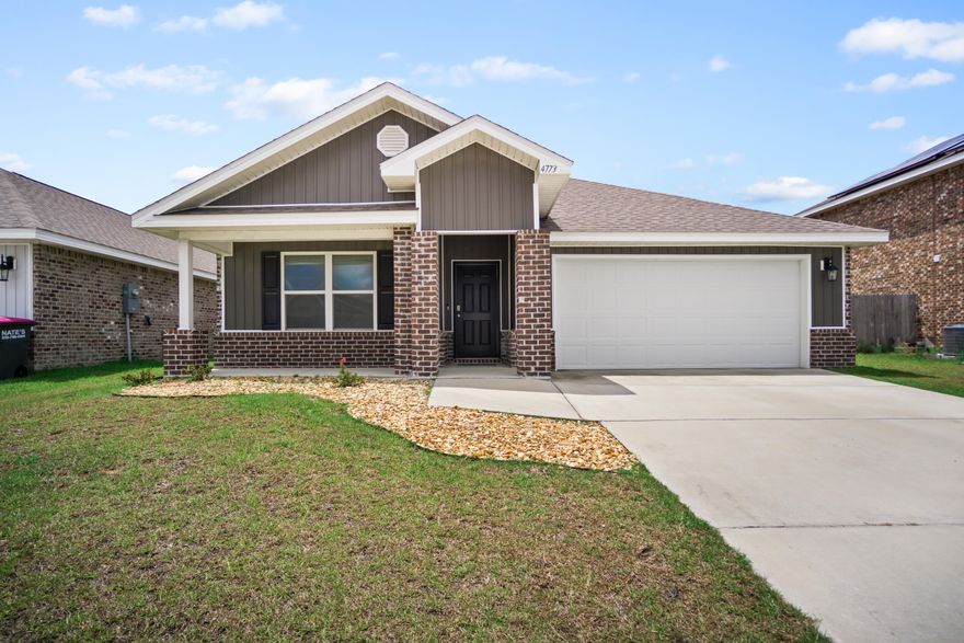CURRENTLY UNDER CONTRACT, SELLER WILL CONSIDER BACKUP OFFERSWelcome to 4773 Firefly Lane in Panama City's Titus Park. This 4-bed, 2-bath, 1,827 sq ft home offers an open layout with a bright living area, spacious kitchen, and a primary suite featuring dual sinks, soaking tub, and walk-in closet. Three additional bedrooms provide space for guests or a home office. Enjoy smart home features including ADT security, lighting, thermostat, and garage controls from your phone. Located just a 10-minute walk to Publix with a community pool coming soon. Plus, an assumable 2.75% mortgage adds to the value!