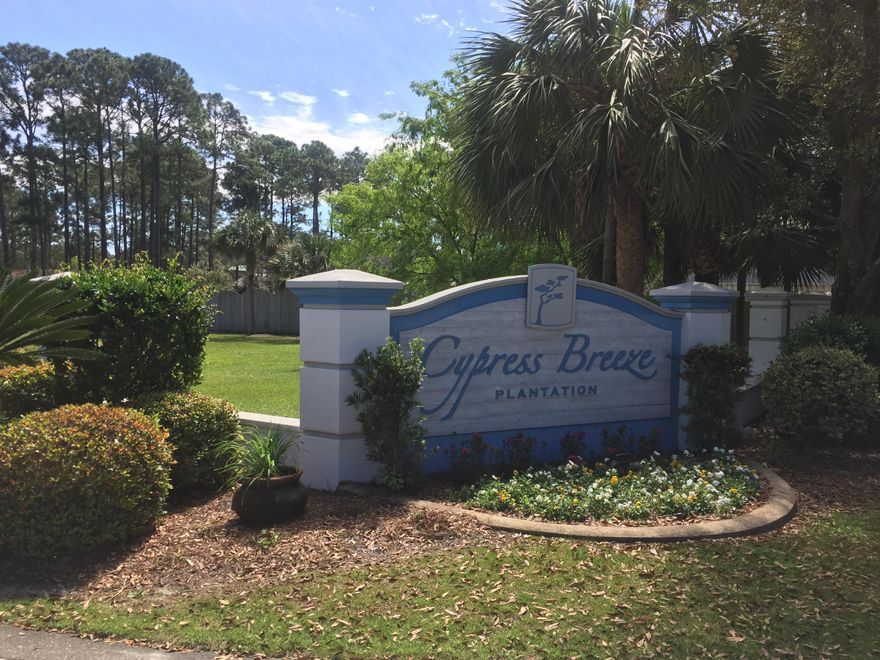Huge PRICE REDUCTION! Thats $40,000 off original asking price. The largest lot available at a steal price in Cypress Breeze Plantation, soon to be gated comunity in beautiful 30A area. Corner lot, short distance to the resort style comunity pool and just a couple blocks away from the white sand beaches of South Walton. Close to shopping and dining at the Gulf Place and all that 30A has to offer.