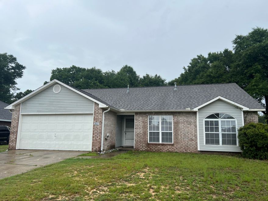 Ready for immediate occupancy. This home is located south of I10. It is painted a nice neutral color throughout and completely tiled. The home has a breakfast bar, eat-in kitchen, dining room, laundry room, and a fenced-level yard. The brand-new kitchen cabinets and granite countertops are included. A pet will be allowed.