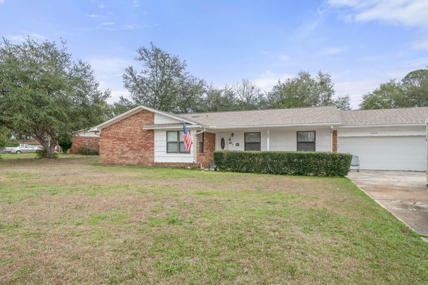 An entertainer's dream, this four bedroom two bath home was designed with indoor/outdoor living in mind. Featuring a NEW ROOF just installed in Dec. 2019! The large and inviting front yard keeps getting better as you approach the wide front porch. Inside, the living area flows beautifully from space to space into the dining room and kitchen. The updated kitchen offers stainless appliances, granite countertops, real wood cabinetry, and a pantry. Elegance abounds with the fine finishes in the ceiling work, columns, updated flooring and the rounded brick fireplace. Down the hallway are the four bedrooms and the guest bath. The master is tiled and features an on-suite three-piece bathroom. All bedrooms offer ample closet space, and linen closets are positioned well in as you make your way down the hall for abundant storage. Slide open the patio door and enjoy your custom designed screened in pool with a sun deck and large outdoor patio area. The backyard is fully fenced for privacy. Buyer to verify all dimensions and facts deemed to be necessary. The refrigerator does not convey.