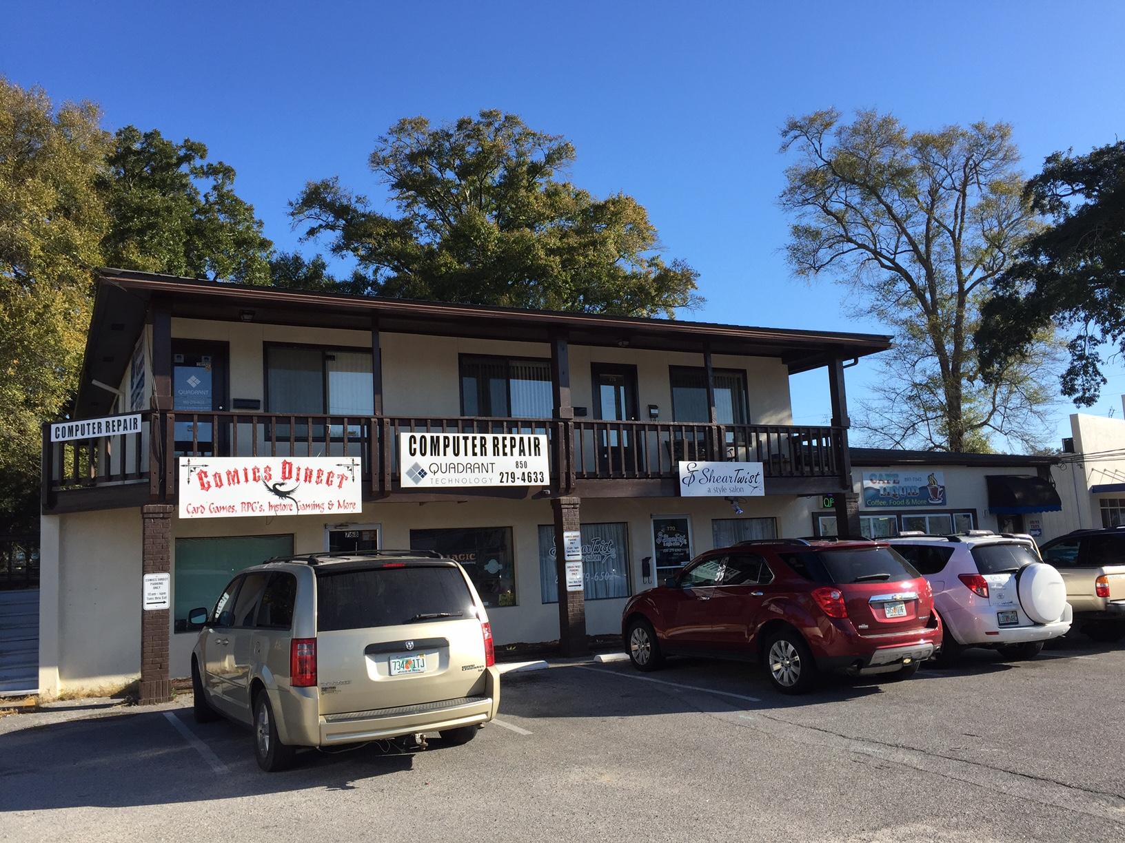 VERY NICE OFFICE SPACE IN THE HEART OF NICEVILLE. LOCATED RIGHT ON JOHN SIMS PARKWAY NEXT TO SEARS. 600 SQFT OFFICE SPACE CONSISTS OF THE RECEPTION AREA, TWO OFFICES, ONE BATHROOM, AND A SMALL KITCHEN AREA. THE OFFICE IS ON THE SECOND FLOOR AND THERE IS NO ELEVATOR IN THE BUILDING.