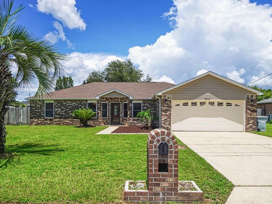 This lovely all-brick 4 bedroom home in an established neighborhood has been completely redone throughout. Walk in through the designer leaded glass front door and you are greeted with a formal dining room on the right and the fourth bedroom with double doors to your left. The home has been freshly painted in a trendy light grey and brand-new luxury vinyl plank flooring has been installed throughout, no carpet! The kitchen has had a marvelous makeover with tons of cabinets and lots of counter space with new quartz countertops. Kitchen offers a great view of what is going on in your large privacy fenced back yard! A split bedroom floor plan offers a little additional privacy for the primary suite which features a huge bathroom with double vanity. THIS ONE WON'T LAST LONG! Non-Restricted Breed pets allowed with photo proof and $400 non-refundable pet fee. No smoking or vaping in the property. Contact 850-786-1255 for showing or apply at rentwithbsr.com