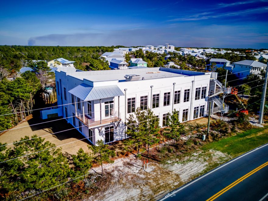 Executive Office Suite on Scenic 30A Offered For Lease! Please view the uploaded floorplan and inquire for further details.