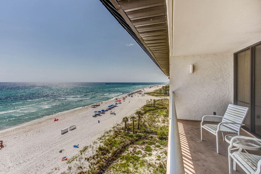 Rare opportunity in the market to purchase a 6th floor Penthouse in the low-rise Leeward building of Edgewater Beach Resort. Leeward offers excellent privacy and gorgeous views directly over deeded beach access in the heart of Panama City Beach, Florida. Condo 606 features two full bedrooms & two full bathrooms encompassed in almost ~1300 sq. ft. of living space. Expansive windows offer unparalleled views and a large balcony overlooking the gulf will keep owners or guests satisfied for years to come. Edgewater Beach Resort features golf, tennis & a spa on its gated 110 acres offering an extensive array of amenities to include the following: Several Gulf side pools (some heated during the winter months), hot tubs, a shuffleboard court, basketball court, 6 tennis courts and 36 holes of golf.