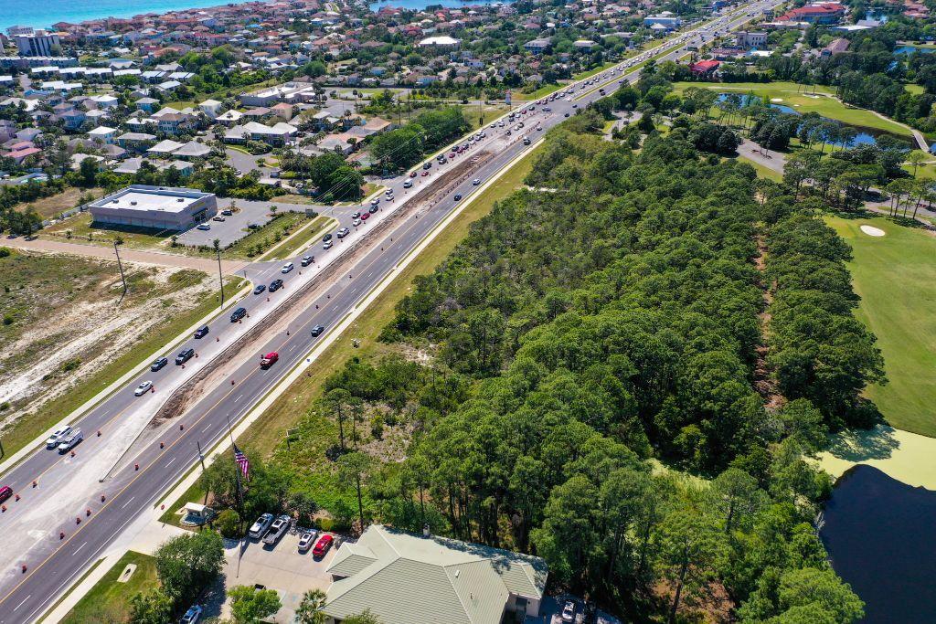 Property is currently under contract/ Seller is accepting back up offers -Highly Visible 200 ft of Prime Commercial Hwy 98 Frontage. Commercial Zoned Coastal Center Mixed Use. Sale is subject to confirmation by buyer of all dimensions, zoning, future land use and all Walton County Development requirements. Property to be Sold ''AS IS''.