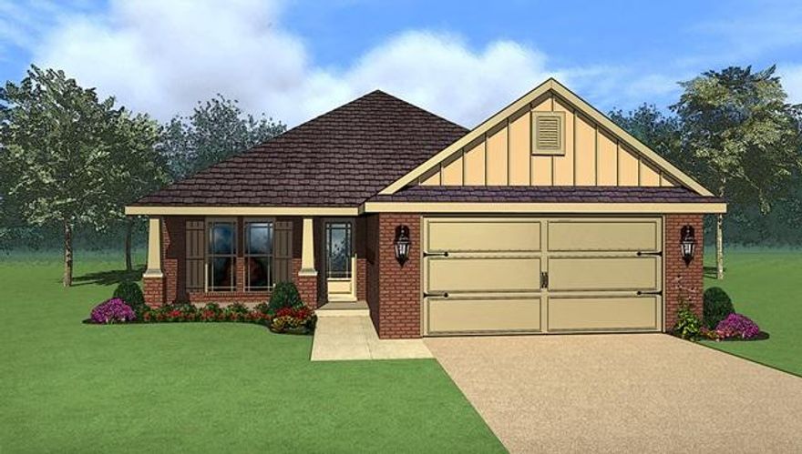 The Isabella is a one story floor plan which is 1,948 square feet featuring 4 bedrooms and 2 baths located in South Crestview and just minutes to Interstate 10. Covered front and back porches and a 2 car garage. Wide foyer as you enter the home. Open kitchen with large island and dining area. The kitchen opens up to the great room with access to the back covered porch. The private master suite offers a large walk in closet, separate shower, garden tub and granite double vanity. The 3rd and 4th bedrooms are separated by another full bathroom with shower/tub combination. Listing Broker/Sales Associate has ownership interest in the property. Photos are of a similar home.