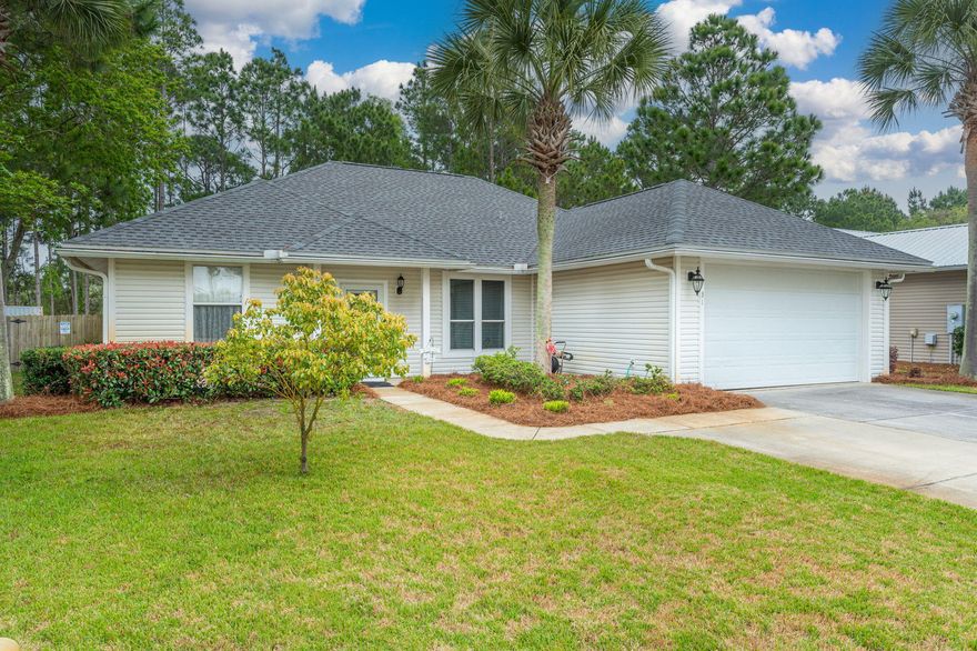 AMAZING LOCATION, just minutes to the beach off Scenic Hwy 30A! The property backs to the preserve and has a wonderful fenced backyard! This spectacular 3 Bedroom/ 2 Bath has an open floorplan, large master bedroom, plus two spacious secondary bedrooms, central kitchen and a 2-car garage! This is the perfect location, just minutes to the beach and Topsail State Park, with easy access to the Timpoochee trail! Great neighborhood with a low $440 annual HOA fee!