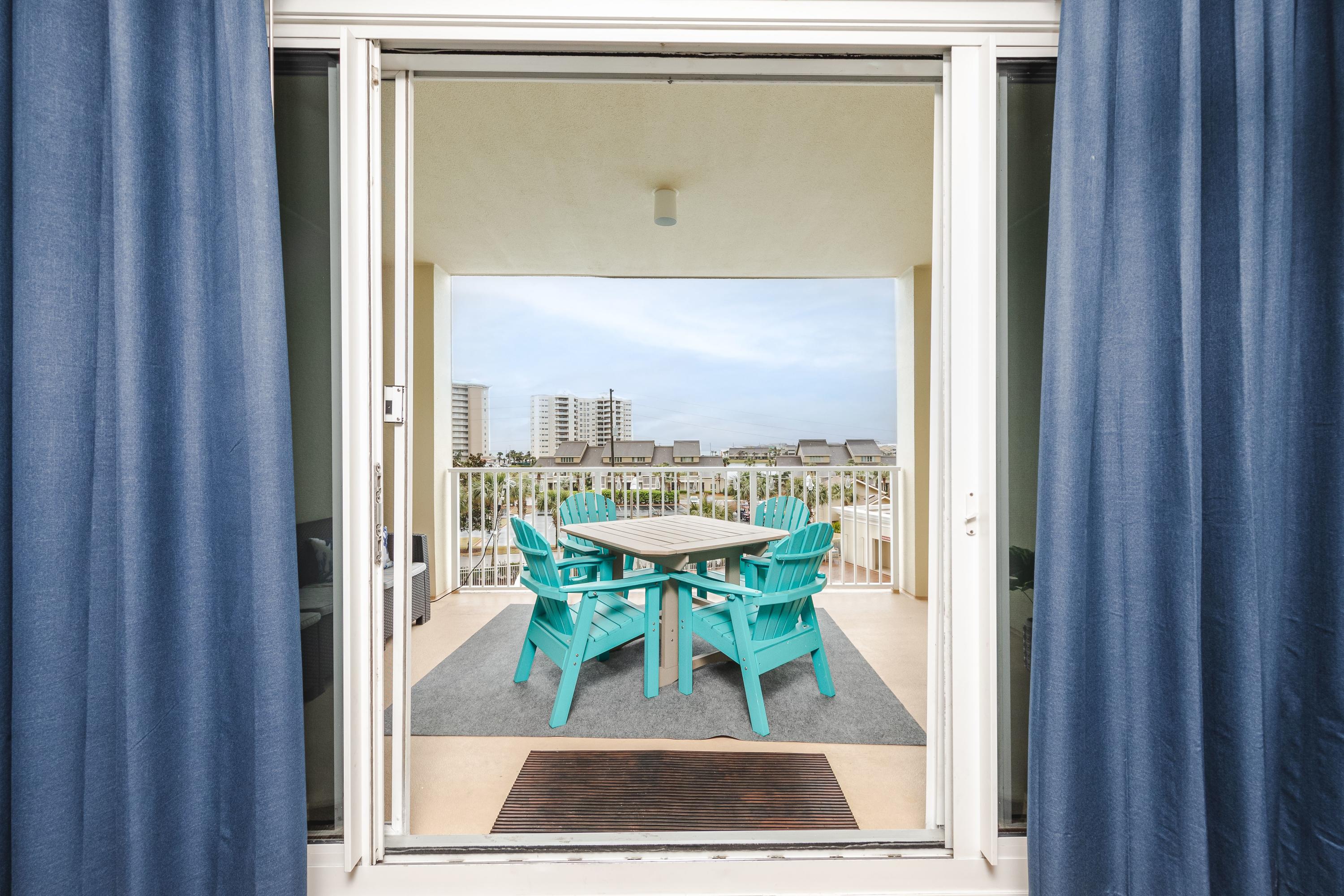Welcome to Ariel Dunes II in the heart of Miramar Beach. Deeded Beach access just across the street to the beautiful beaches of South Walton . Enjoy , golfing , tennis, an oversized gym, shopping , walking to area restaurants , biking on the scenic bike path , or just relaxing by one of the luxurious pools. This piece of paradise has a large master bedroom , kitchen, hallway bunks for the kids, and living room area. Open the double sliding door to the covered balcony overlooking the pool and the Gulf of Mexico.The community is gated. This unit won't last long and is a great rental investment !Buyer to verify all details of sale.