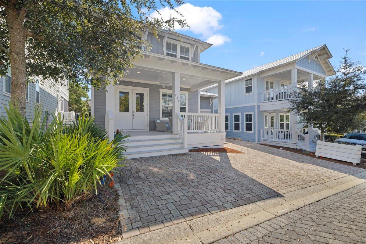 Welcome to your dream coastal retreat in the heart of Highland Parks on 30A! This neighborhood, known for its low HOA fees and resort-style pool, boasts a stunning beach home that is the epitome of casual yet immaculate coastal living, This fully furnished, 4-bedroom, 4-bathroom sanctuary with multiple upgrades, streaming TV's and 2,162 square feet, is the model of a beautifully designed space. As you step inside, you'll be greeted by the warmth of hardwood floors, elegant crown molding, and charming plantation shutters, all complemented by the quintessential coastal touch of shiplap. The spacious primary bedroom is conveniently located on the first floor, while the second floor hosts a 2nd primary suite and two additional bedrooms, providing ample space for family and guests. At the center of this home lies a spacious living and dining area and the gourmet kitchen, a true culinary delight featuring a Caf?? gas cooktop, soft-closing cabinetry, and opulent stone countertops. 

Step outside to your expansive private back deck, complete with comfortable seating for all your guests and a TV for game day entertainment. The southern-style front porch invites you to relax and soak in the coastal breeze and watch the world go by. Plus, the newly epoxied garage floor offers a perfect space to store all your beach toys.

Community amenities abound, including a heated resort-style pool, hot tub, fire pit, outdoor kitchen with gas grills, a massive lounge area, and a 4-story tower with breathtaking Gulf views. Explore the walking trails through Point Washington State Forest, complete with pet stations for your furry friends, all perfectly situated just steps away.  This home is ideal for vacation rentals, investment opportunities, or full-time living

Nestled in Blue Mountain Beach, you'll have access to multiple beach access points, including Gulfview Heights, Blue Mountain Beach, only a short bike ride away.  Indulge in local culinary delights at nearby favorites like Shunk Gulley, Red Fish Taco, Blue Mtn Creamery, Mimmo's, Cow Girl Kitchen, Goat Feathers, Blue Mtn Bakery, and Local Catch.

Don't miss this incredible opportunity to embrace the 30A coastal lifestyle and make this exceptional beach home your own!