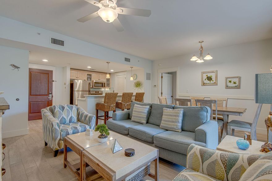 Located in NW Florida's premier resort, Sandestin, this 2BR, 2BA condo can be rented as either a 2 BR or one bedroom and a studio, as there are separate entrances. Current owner has completely updated/renovated all aspects of each Unit with new appliances, furniture, and plank tile flooring. Condo(s) located in the Village of Baytowne Wharf, a family-friendly part of Sandestin with its own private pool oasis and a short trip to the beach via either auto with gated parking or by the Sandestin shuttle. The Village is full of restaurants, shops, and night life. Relax in this upbeat location away from the cares of life within a well-manicured resort with an excellent reputation and opportunities. The Units are rental or move in ready. Strong rental history! A RATED UNIT. Home Warranty!