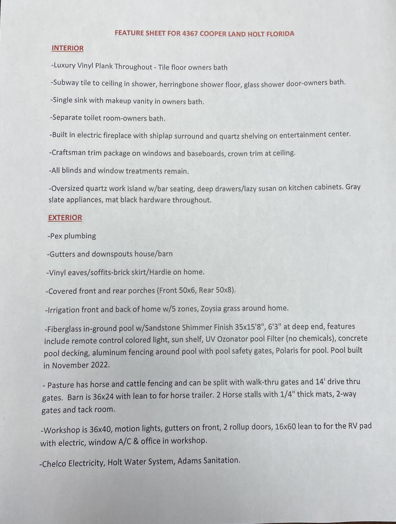 METES & BOUNDS - Residential