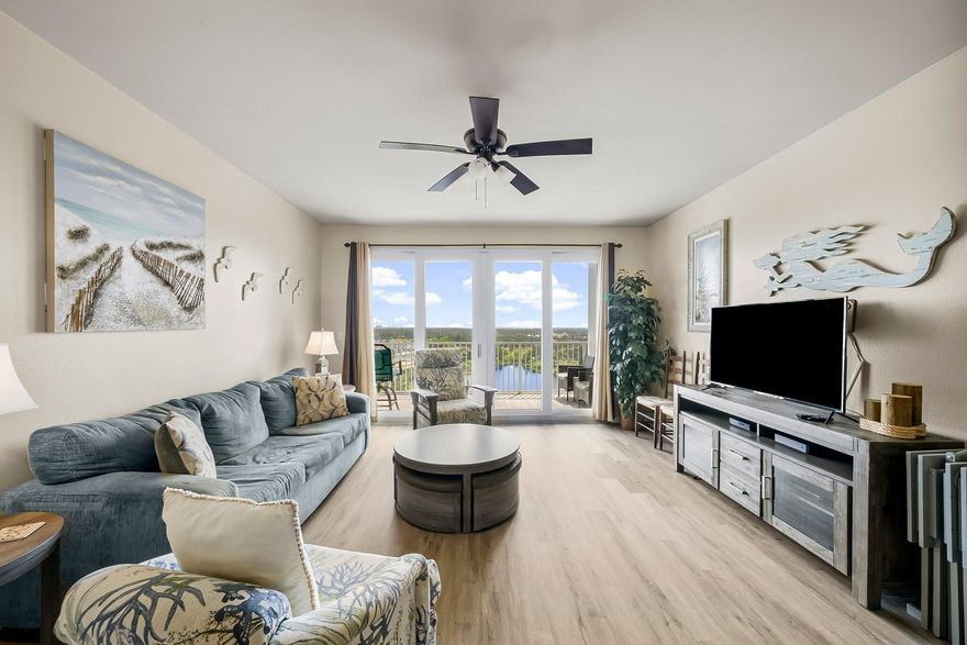 Unit 1430 is being offered fully furnished and turn-key. Enjoy both Lake & Gulf views from the 14th floor balconies. Prime location for a rental or vacation getaway. This 3-bedroom condo offers 2 full bedrooms, a bunk room with an added door for privacy, 2 full bathrooms, stainless steel appliances and added backsplash in the kitchen. The beach is directly across from the condo with many favorites within convenient distance, such as Pineapple Willys, Walmart, WonderWorks, Ripleys Believe it or not, Coconut Creek mini golf, and more. Laketown Wharf offers many access to multiple pools, a fitness center, and much more.