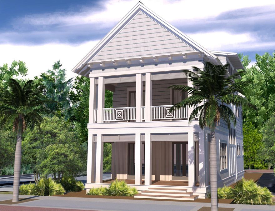 Exceptional new construction offering in Seacrest Beach! Unique opportunity to customize your future coastal retreat! Construction quality of this degree is rarely found in this community. Designed by renowned architect, Gregory Jazayeri, and constructed by master builder, Tim O'Hara, 440 Beach Bike Way boasts 5 bedrooms, 4 full bathrooms and 1 half bathroom. The well-thought-out floor plan features a large open concept great room showcasing a chef's kitchen with oversized island, spacious dining area, separate wet-bar and sizeable living space; additionally included is a massive master suite, three guest rooms, a custom built bunk room, and two additional living areas. The incredible future outdoor living area comprises lushes landscaping; impressive porches off the living room and master