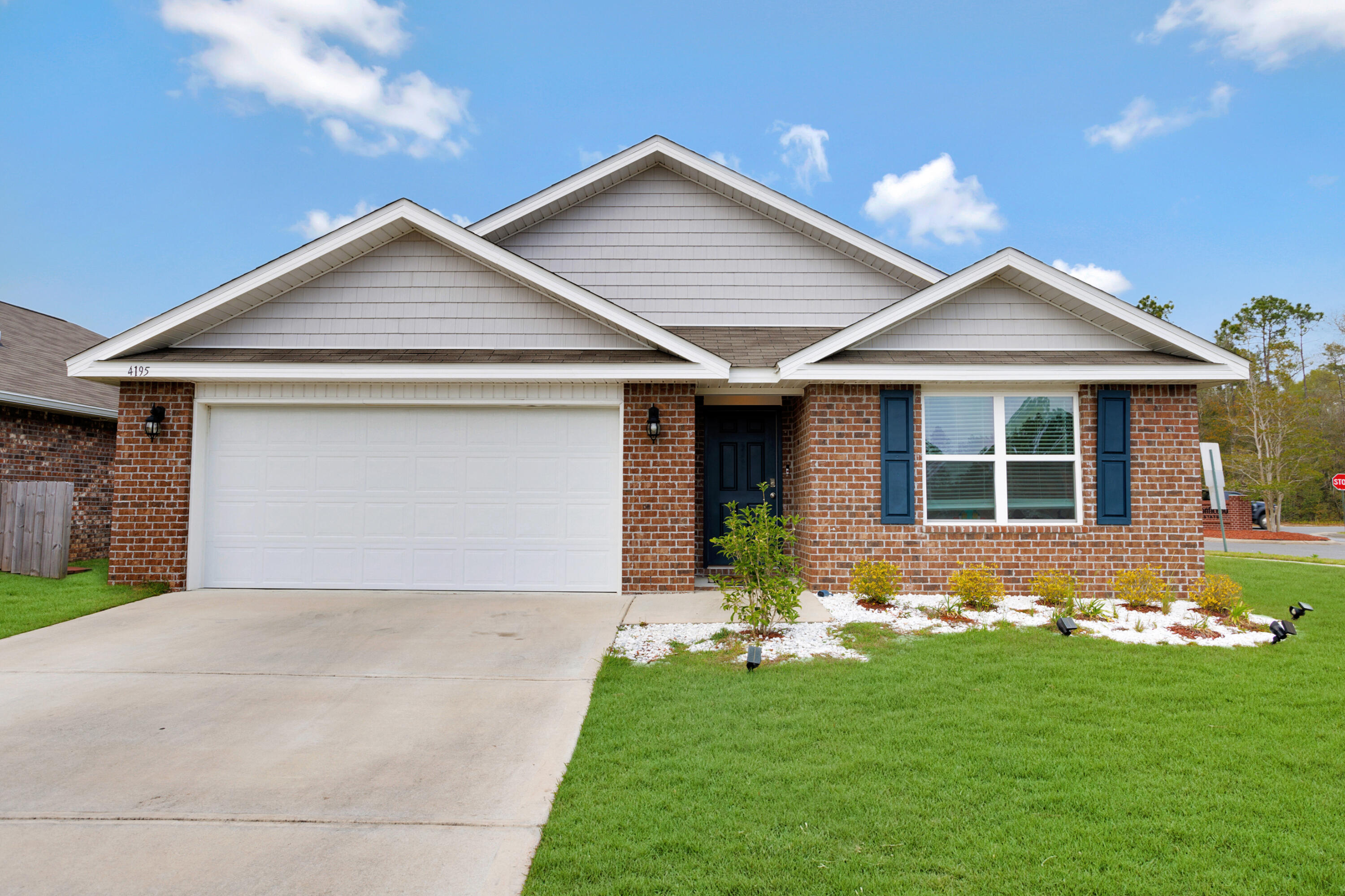 Back on Market! Like new 4 BR, 2 BA, 1830 sf., corner lot , split floor plan, 2 car attached garage, privacy fenced. Smart Home System Technology package, Transferrable 10 year builder warranty. Master ensuite with dual vanities, walk in shower, large walk-in closet. Carpet in bedrooms and LVP in living areas, and bathrooms and Laundry room. Move in ready! This home is 2 years old.