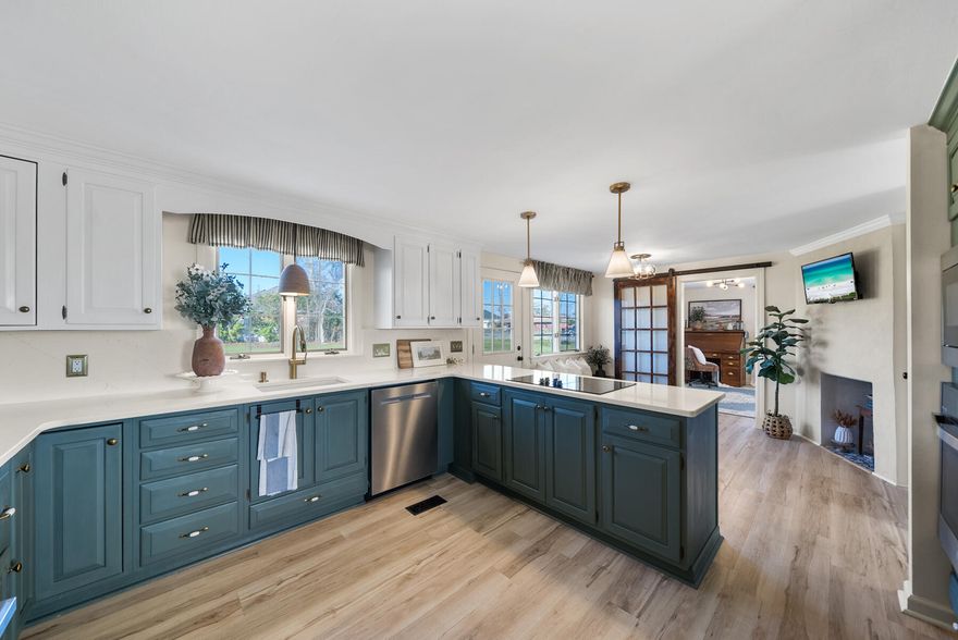 MOTIVATED SELLER! BRING ALL OFFERS!This stunning New England, Cape Cod style home located in the charming community of College Point in Lynn Haven, FL is move-in ready and ready to call home! This fully renovated home with NO HOA offers a blend of modern organic design and timeless finishes, making it an ideal sanctuary for those seeking both luxury and comfort in a unique one-of-a-kind home.Spanning almost 2,300 square feet, this two-level residence features three spacious bedrooms and three beautifully renovated bathrooms, each adorned with custom tile work and vanities. The home is situated on a generous .73-acre CORNER homesite, with an attached two-car garage, and provides ample space for future growth and the potential to add a pool or a pole barn. With NO HOA, the property also includes room to store your RV, a highly desired convenience in this area!

As you approach you will notice the NEWLY painted exterior which accentuates the coastal New England Cape Code style this home is known for. As you enter the home, you are greeted by an inviting open dining room and living room that is flooded with natural light, creating a warm and welcoming atmosphere. Step through to the kitchen and adjacent you will find a cozy dining nook, perfect for intimate meals and morning coffee. The modern kitchen is equipped with newer stainless appliances, a wine cooler, ample cabinet and counter space, catering to all your culinary needs and for entertaining!

The main level also boasts a versatile bonus room off the living room that can serve as an office or flex space for kids to play, offering additional functionality to suit your lifestyle. A large mudroom and laundry room off the access to the garage provides practical storage solutions and help keep the home organized while also encompassing a full bath, great for guests on the main level!

The organic design with modern earth tones throughout the home creates a serene and harmonious living environment, complemented by water views that enhance the property's natural beauty. The outdoor entertaining area is ideal for hosting gatherings and enjoying the picturesque surroundings. Imagine a pool surrounding your fire pit where the kids can run and play!

Located in an ideal proximity to local amenities, 632 Mount Holyoke is just a short distance from a new Publix, baseball fields, a recreation center, and parks with playgrounds. The absence of an HOA offers added flexibility and freedom for homeowners.

This exceptional property in Lynn Haven presents a unique opportunity to own a luxurious yet timeless home in a desirable location. Don't miss your chance to experience the perfect blend of modern design and classic charm.