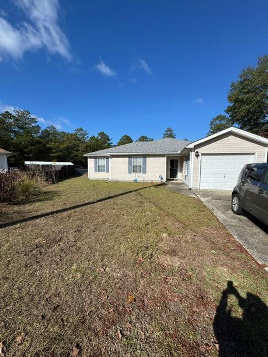 This house is waiting for the new family to come and make it HOME!! Located in Mossy Head just north of Hwy 90 makes it convenient to Niceville, DeFuniak Springs, Crestview, Destin, anywhere you would like to work or visit. It has been well maintained by the current owners. Roof replaced in 2021, new stove in 2025, new refrigerator in 2024. Galley style kitchen with dining area on one end and 1 car garage at the other end. Laundry area just off the kitchen in garage. With 3 bedrooms and 2 full baths this home is perfect for families with kids or plenty of room for guests. Spacious fenced in back yard for kids, pets and enough room for that pool you always wanted! 2 small sheds for outdoor storage. Don't miss this opportunity, HOME SWEET HOME is wating