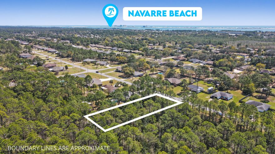 Looking to build? Here is your lovely wooded lot ready and waiting on you to build your dream home!Near half acre lot in the Heart of Navarre. Near schools, shops, restaurants, local entertainment. Flood Zone X and AE. Owners membership to association includes Holley by the Sea's 48 acre multi-million dollar recreational center featuring 8 clay tennis courts, 3 swimming pools, a full gym, aerobics, summer camp, lighted basketball courts, sauna & steam room, playground game room, community house on Santa Rosa Sound with playground, dock, access to the East Bay boat launch and many community events. Only 11 minutes to the pristine white sugar sand beaches and emerald water of the Gulf of Mexico. 30-45 minutes to Hurlburt Field and Eglin AFB.