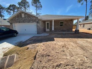 This is just 1 of 4 Homes to be completed by the 2nd Week of March! Builder pays MOST CLOSING COSTS with a full price offer! (Ask for details.) SAVE MORE BY BUYING NEW! LOWER INSURANCE AND LOWER UTILITY BILLS! Beautiful 3/2/2 Brick, CRAFTSMAN STYLE Home with Upgrades Galore! Gorgeous Tile throughout the entire Living Area, Kitchen, Hallway, Laundry Room and Baths! Carpet in the bedrooms. The Kitchen and baths have abundant Quartz Countertops, Kitchen has a Breakfast Bar, Wood Cabinets, Stainless Appliances (Refrigerator included!) and a pantry. Covered Lanai! Sprinkler System and Lawn Pump included! Master Suite has a large closet & tiled shower. Laundry room is located close to Guest Bedrooms. Call to see this wonderful home today!