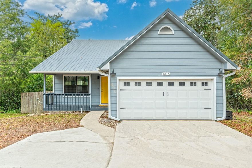 This home blends comfort, space, and style. When you enter, you are greeted into a large living room that flows seamlessly into the dining area. The heart of the home is the spacious, upgraded kitchen featuring sleek quartz countertops, a custom tile backsplash, and a farmhouse sink. Just off the kitchen, you'll find a cozy, screened-in porch overlooking the expansive backyard--ideal for relaxing evenings or weekend gatherings.Each bedroom offers generous space with the primary suite boasting a walk-in closet, a separate shower and toilet room, and additional room with a single vanity. Outside, the backyard offers a crawlspace with walk-in access that holds tons of potential--whether you're dreaming of extra storage or a workshop. Roof 2023 HVAC 2020 Water Heater 2020