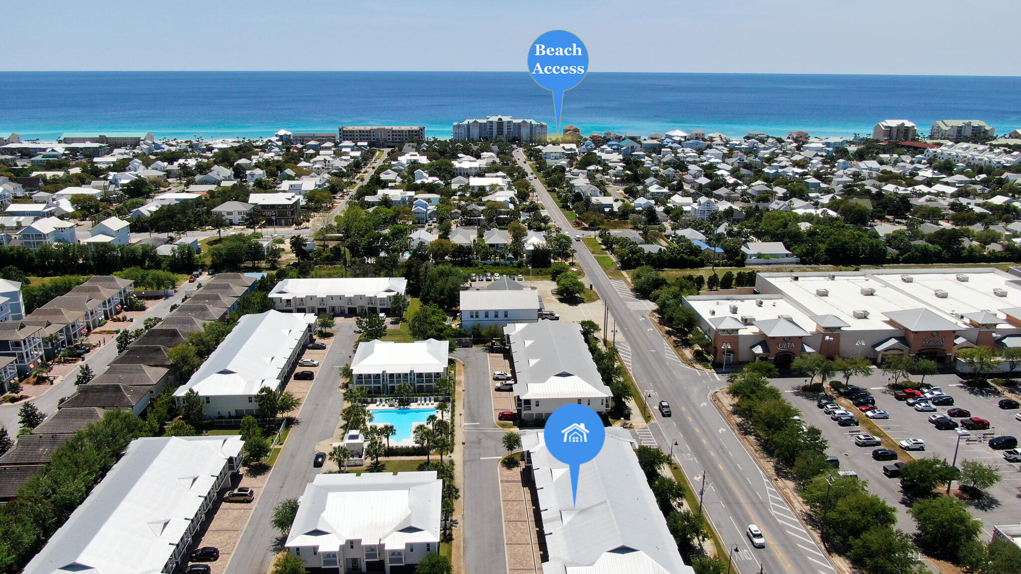 Take a look at this like-new, 3 bedroom townhome at One Twenty Five Crystal Beach situated just a short distance to the beautiful sugar white beaches & emerald green waters. Short-term Rentals ALLOWED! This property is located in the desirable neighborhood of Crystal Beach in Destin, Florida and is centrally located near restaurants, groceries, shopping, and more!  This property is being sold fully furnished and completely turnkey. It would make for a great rental property, 2nd home, or primary home!This spacious 3 bedroom/ 2,5 bathroom town-home features a 1-car garage with extra parking in the driveway.  This community is well-maintained & also offers a private pool area for you to enjoy.