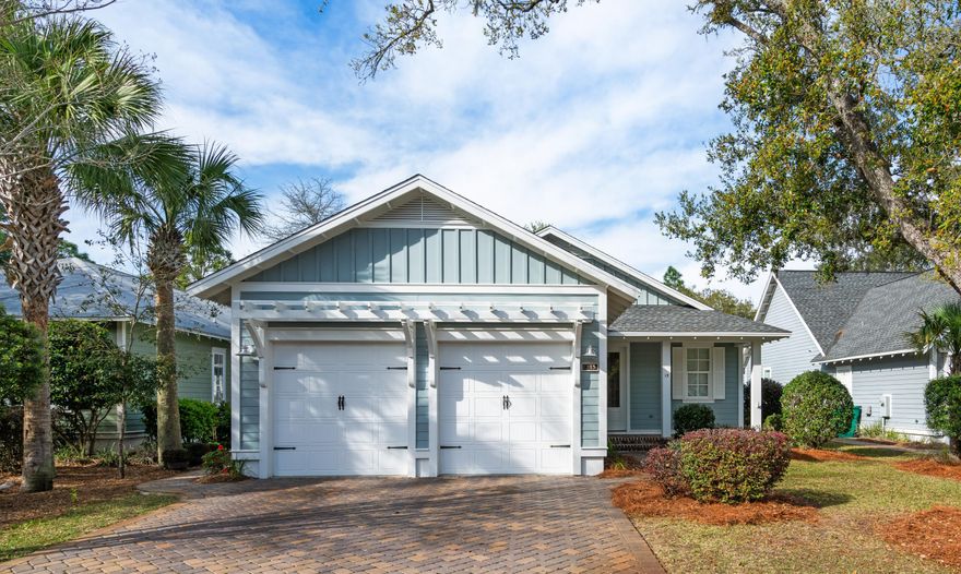 Amazing opportunity to own this highly sought after, ''Parade of Homes'' award winning One Story floor plan located in beautiful Carson Oaks, which is a family friendly neighborhood that features a lovely brick paver entry drive surrounded by lush landscaping including multiple large & mature Oaks covered in Spanish moss, Crepe Myrtles, Magnolias & more! This wonderful 3 bedroom, 3 bath home is perfect for young professionals, smaller families and/or retirees. The open concept layout and one story design allows for easy living at it's finest with a spacious living area, an upgraded kitchen complete with a gas range & stainless hood, counter level bar seating and even a separate wine bar!