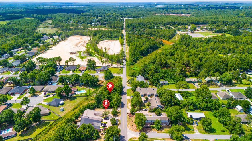 Nearly a half acre of land available for sale in the heart of Crestview. Zoned residential located next to and across the street from townhome communities. There are two parcels combined in the same listing.