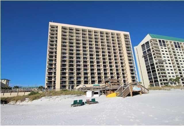 Direct Gulf Views from this spectaular 15th floor location in Sundestin International Condo. This one bedroom, 1 and 1/2 bath unit features crisp and clean contemporary decor with Gulf Views from kitchen, dining and living area. Fully furnished and rental ready sleeps 4 with pull-out couch. Sundestin features an indoor-outdoor pool, on-site restaurant, fitness room, sauna and steam room, Tiki hut bar and grill, 24 hour front desk, meeting and conference room. Electricity is included with Condo Fees!