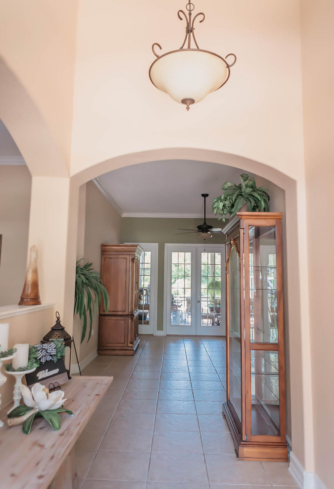 This immaculate home located in the Sounds of Hammock Bay is a must see. BACKS UP TO PRESERVE FOR PRIVACY - SIDE ENTRY GARAGE - SCREENED REAR PORCH AND DECK The home features great living spaces including a formal living room. dining room, a large open living family room with breakfast nook and eat in bar all surrounded by large windows with beautiful plantation shutters. A split floorplan provides a large master bedroom suite with trey ceiling, separate sitting area, HUGE master bathroom with a whirlpool tub and walk-in shower, his and her vanities and walk-in closets. The beautifully landscaped lawn offers nice curb appeal and privacy from the rear screened porch and deck that are accessible from several rooms.