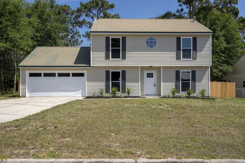 Welcome home to this beautifully renovated 2 story home in a great location in south Crestview, south of I-10! Updated open kitchen, cozy gas fireplace, screened-in porch overlooking large flat fenced in backyard! Lots of space in large walk-in closet in master bedroom upstairs. Featuring brand new windows and new flooring throughout! Come check it out today!