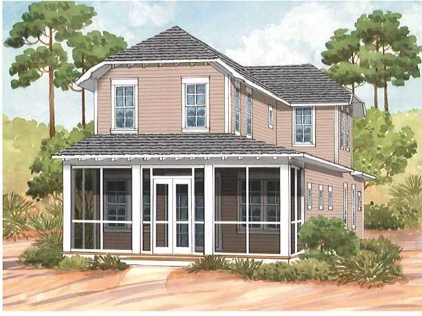 This home offers 2209 square foot, 3 bedrooms, 4.5 bath, bunk room, a one car garage, large living areas, 2 master suites and a full size laundry room. Hard wood flooring and 10 ft ceilings in main living areas. Beautiful kithen with Cafe appliances. The bunk room will include built in bunks. Buyer can make upgrades and interior selections by contracting before the home is too far along. Beach Club/Golf Incentive package can be purchased for a non-refundable initiation fee. Package includes access to the Watersound Beach Club (monthly dues apply), free golf greens at Origins for household residents for two years from the date of purchase, and reduced play rate at Camp Creek Golf Club of $75 per player, max of 4 players, for two years from the date of purchase. Centrally located to the