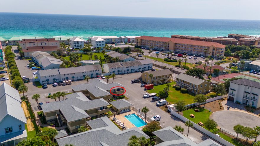 Seller Offering a $5,000 Credit towards Buyer's Closing Costs!  Welcome to your dream one-bedroom condo in the heart of Miramar Beach, where coastal elegance meets convenience. This fully furnished and turnkey-ready residence is a gem, offering both comfort and style just a short stroll away from the pristine beach access. Updates to this condo includes luxury vinyl plank flooring, an upgraded tile and glass shower enclosure in the bathroom, beautiful granite countertops in the kitchen and a custom shiplap accent wall in the dining area. The well-appointed bedroom provides a cozy retreat after a day of beachside bliss. Stylish furnishings create a serene atmosphere, making it the perfect space to unwind. Step outside onto the private balcony which is ideal for morning coffee, sunset cocktails, or simply taking in the fresh sea air.  Currently a successful vacation rental boasting over 50 reviews leaving positive comments such as this one from March of this year "Everything was amazing. This was a beautiful place. You can walk to the beach from the condo. Lots of stores to check out and great food nearby!"  This unit historically stays regularly booked with short term rentals from March through early October with high owner usage from October through February! And if you are looking to purchase as an investment property, this would be a great opportunity for a seamless transition for rentals currently on the books! Don't miss the opportunity to make this one-bedroom condo your own piece of paradise; whether as a full time residence, a second home or an investment property...this is your chance to embrace the coastal lifestyle and make memories that will last a lifetime.