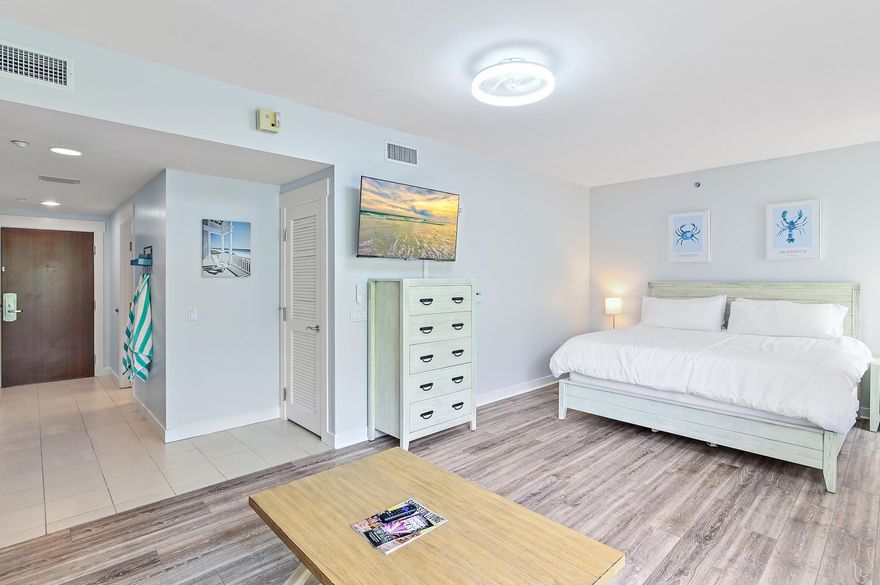 This newly updated  'L' shaped floor plan studio provides a large living area with windows for a light filled space overlooking the large tropical pool. All new furnishings, appliances and decor convey, making it ready for a rental program or your personal use. Bahia owners also have access to the private Solstice Club on the bay featuring outdoor barbecue area, kitchen and screened porch with fireplace. As an introduction to the Sandestin lifestyle, we invite our new owners to explore amenities that make Sandestin so special.  This condo has only been on AirBnB and VRBO only since March 2024 and already has over $18,000 in bookings just through August!