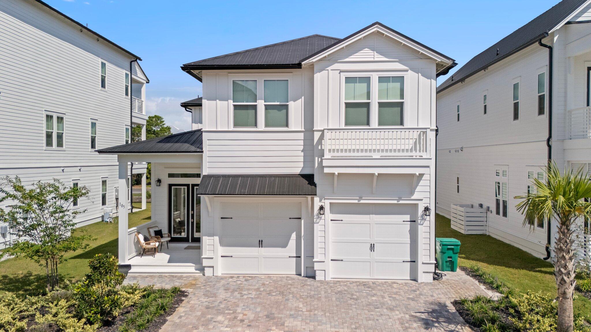 This newly built, fully furnished retreat is your chance to live the 30A lifestyle you've been dreaming of. From the moment you step inside, you'll notice how light and open the home feels. The living, dining, and kitchen spaces flow together seamlessly, making it perfect for gathering with family and friends. The kitchen shines with quartz countertops, stainless steel appliances, and sleek finishes--designed to be both stylish and practical.Every corner of this home has been thoughtfully put together, from the flooring and lighting to the furnishings, so you can move right in and start enjoying the coast. With four spacious bedrooms, there's plenty of room for everyone to relax. The primary suite feels like your own private retreat, while the additional bedrooms are ideal for guests, kids, or even a home office.
Outside the front door, 30A is waiting. Located in a gated community in Blue Mountain Beach, you're just minutes from the sugar-white sand, local shops, grocery stores, and incredible restaurants. Hop on your bike or golf cart and spend mornings cruising to the beach, afternoons exploring boutiques, and evenings dining at your favorite local spots.
Whether you're looking for a forever home, a beach getaway, or a vacation rental, this home is move-in ready and designed to help you live your best 30A life.