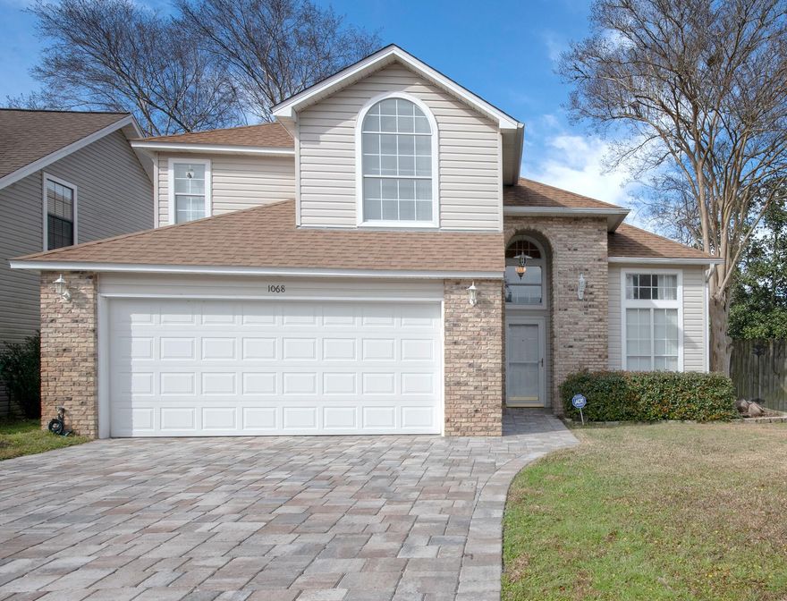 Come see this beautiful & spacious 4br/2.5ba home on a corner lot in one of the most convenient locations in Ft. Walton Beach! You're just a 10-15 minute drive to both military bases, schools,  AND the beach! This lovely home features many upgrades, such as a new roof in 2020, new driveway  and backyard patio with pavers in 2021, master bath & guest bath remodeled in 2021, and a kitchen remodel in 2016 just to name a few! The Florida room adds additional living space for a playroom, office, media room, etc...
The master bedroom is on the 2nd level,  features 2 walk-in closets and French doors leading out to the large balcony where you can overlook the spacious backyard. Master bath includes a large whirlpool tub, separate shower, and double vanities. Two additional bedrooms are also on the 2nd level and one guest bedroom on the 1st level. Storage shed in the backyard provides plenty of space for lawn equipment, tools and beach toys! There's also a double gate for you to park an RV or boat in the backyard. You just can't say no to this spectacular home!