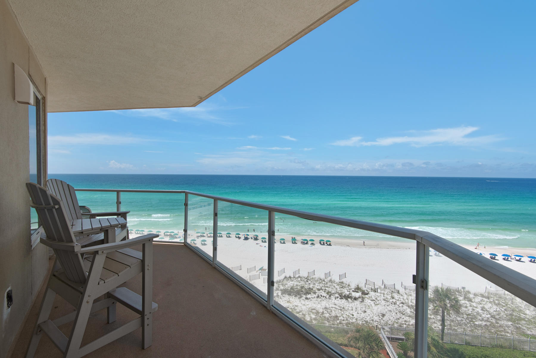 CAN BE SHOWN/VIEWED THIS SATURDAY BETWEEN 12:00 AND 3:00. Stunning elegance. This 1,907 sq ft condominium has been completely renovated with a spacious lockout which allows for ultimate privacy and unsurpassed, panoramic views of the Gulf of Mexico. Two separate balconies, one of which wraps around west end of building to allow for your gulf and beach views, including additional views of Destin's East Pass. Features two full master suites, both with walk-in showers, two separate vanities and full walk-in closets. The second master features its own breakfast bar. Can be rented as a one, two or three bedroom unit for maximum guest flexibility. Also included is a highly coveted private garage parking space.