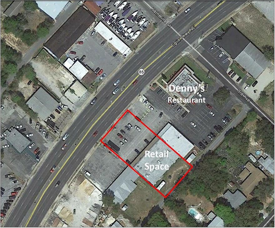 Next to Denny's Restaurant - Great investment opportunity, or end user location, with high visibility. Please do not question tenants. 2 tenants have been in this location for many years. There are 4 units, with one vacancy. This gives the ability for an end user, to use one unit, or to phase into other unit(s); while benefiting from income from the remaining units. Most existing rents are below market, with potential upside, within a short period. Over 40,000 daily vehicle count!*Again, please do not question tenants*