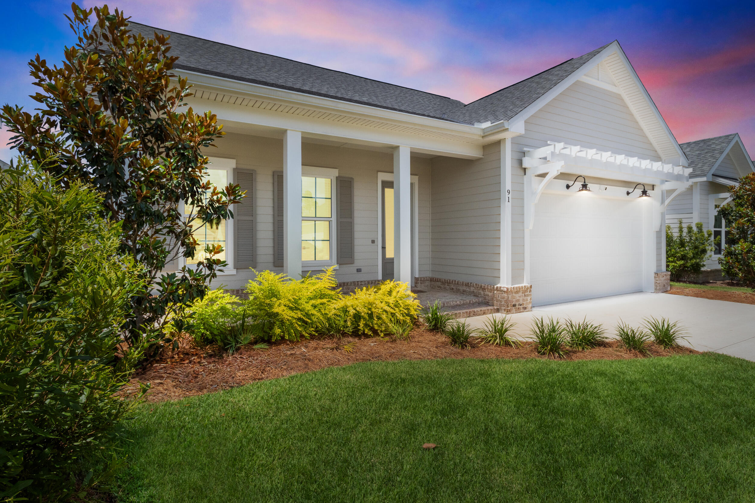 Looking for the best-priced, move-in ready water view home in Watersound Origins? Welcome home to 91 Bunting Lane located in one of 30A most premier coastal communities for full-time living! Immaculately maintained and ready for immediate occupancy, this single-story 3-bedroom, 2-bath retreat offers an unbeatable blend of elegance, comfort, and value. From the moment you step through the door, you'll feel the difference. Soaring 10-foot ceilings, wide-plank luxury flooring, and crown molding throughout create a sense of comfort and refined coastal living. The open-concept layout is thoughtfully designed for effortless entertaining and everyday ease. Set on a beautifully landscaped lot with tranquil water views, this home is a true full-time sanctuary. High-end finishes and upgrades are found inside and out, making it feel both elevated and welcoming.Whether you're seeking a primary residence or a low-maintenance getaway, this home is your invitation to experience the unmatched lifestyle that makes Watersound Origins so special. Located in one of 30A's most desirable master-planned communities, Watersound Origins is perfect for families or professionals looking for the area's best amenities and conveniences. This amenity-rich neighborhood includes a top-rated Par 3 golf course, miles of scenic walking/biking trails, seasonally heated resort-style pool, workout facility, tennis/pickle ball/basketball sport courts. Plus it's walkable to the Watersound Town Center -where you'll find Publix, Starbucks, retail, restaurants, healthcare providers, local bakeries, weekly Farmer's Markets, and a thriving local community so you feel a real sense of community. Luxury, location, and lifestyle! Why wait to build? This nearly new, coastal home with serene water views is affordable, immaculate and private and ready for immediate occupancy. Whether you're seeking a primary residence or a low-maintenance getaway, this home is your invitation to experience the unmatched lifestyle that makes Watersound Origins so special. Call today to set up a private tour!