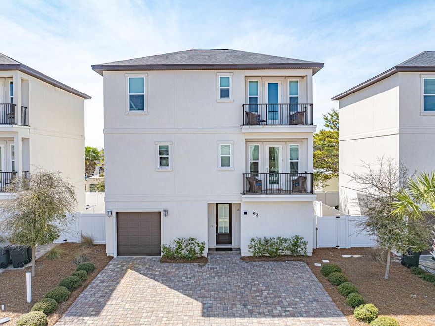 Short Sale Opportunity.Step into coastal elegance with this stunning 4-bedroom, 4.5-bathroom, 3-story retreat, built in 2020 and located just a quick stroll (0.06 miles) from Pompano Joe's beach access. Designed with modern luxury in mind, this home offers spacious and sophisticated living areas. Fully furnished and move-in ready, it boasts impressive rental projections of $100K, making it a savvy investment opportunity. Don't miss your chance to own this turnkey gem--a perfect blend of beachside lifestyle and financial potential.Avantstay now has current bookings for 2025 at $60,838 as of May 20, 2025, and we will have not booked our fully for this year yet!