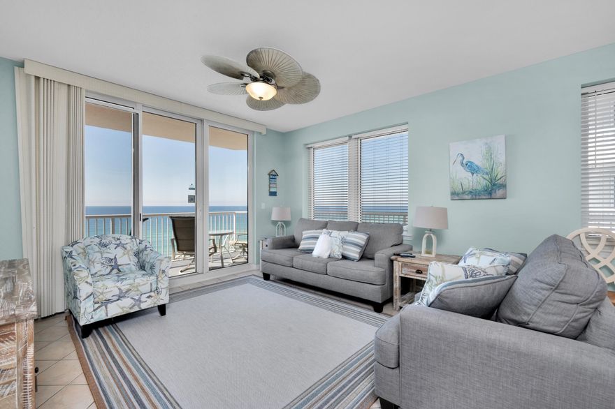 This SPACIOUS gulf front 3 bed, 3 full baths, 1397 Sq Ft Condo with Phenomenal Views with a wrap around balcony located on Navarre Beach. Beautifully & newly furnished and renovated. Great unit with great rental income! The master suite is Gulf front and offers Gulf views right from the king size bed with a separate entrance to the balconySummerwind Condos have a large exercise/work out facility, outdoor in-ground & heated Pool, Hot Tub, Private Beach Access, BBQ / Picnic Area, and is located close to the Pier, shops and restaurants, and close to the Bridge for easy access on and off the island. Navarre Beach is home to Florida's longest Fishing Pier and has plenty of hiking/biking paths, parks, and miles of untouched incredible beaches along the Gulf Islands National Seashore.