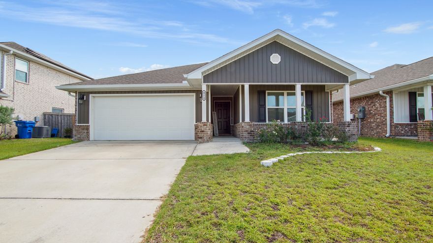 **&#127969; Beautiful 4 Bedroom Home in Sought-After Titus Park! &#127969;**Welcome to your dream home in **Titus Park** -- one of Panama City's fastest-growing and most desirable communities! Built in **2021**, this spacious **4 bedroom, 2 bathroom home** offers nearly **2,100 sq. ft. of modern living space** with an open-concept design perfect for both entertaining and everyday life.&#128205; **Prime Location:** Just off Highway 231, you'll enjoy easy access to **Tyndall Air Force Base (15 miles)** and the **sugar-white beaches of Panama City Beach (17 miles)**.&#10024; **Interior Highlights:*** Bright, open floor plan with natural light* Modern kitchen with plenty of counter space* Large primary suite with walk-in closet and private bath* Three additional bedrooms -- ideal for family, guests, or a home office

 **Additional Features:**

* 2-Car Garage
* Covered Back Porch  perfect for morning coffee or evening relaxation
* Fully Fenced Backyard  great for pets and entertaining
* Access to a **brand-new neighborhood pool & amenities**
* **New Publix shopping center** right across the street, plus Starbucks and more just minutes away

**Value Add:** Flooring replacement has already been started  just a little DIY work left to make it your own!

 **Energy Savings:** Solar panels already installed! Current owners enjoy power bills typically under **\$30/month** (solar lease payment approx. \$177/month, transferable to buyer upon qualification).

Titus Park offers everything you need  from **comfort and convenience to community amenities**  all in a welcoming neighborhood setting.

 Don't miss your chance to own this gem. Schedule your private showing today!
