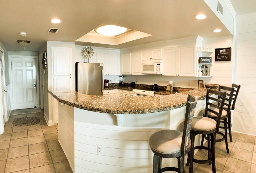 Wow check out this turnkey ready gulf front unit at Boardwalk Beach Resort!  This unit has spectacular gulf views and has been completely renovated with  many luxury updates throughout.  There's new shiplap & wainscoting walls, new decore throughout, upgraded furniture, tempur-pedic mattresses on all beds with remote adjustable heads, USB ports in every room, and updated LVP flooring.  There are 2 bedrooms with a gulf front  king master, and a guest bedroom with 2 queen beds.  If you've been looking for an investment property look no further!  This unit has grossed 74K in 2020 and has over 75K on the books for 2021.  This gorgeous unit would also make a great home or home away from home for anyone who loves the white sandy beaches!
