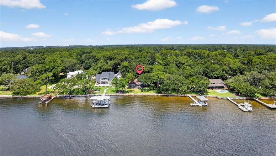 MULTIPLE OFFERS RECEIVED- The deadline to submit highest and best offer is Friday, July 11, 2025.WATERFRONT house with 100' on Rocky Bayou.  This location offers a sandy bottom, great for swimming and water depths year round at a minimum of  3-4' , accommodating boats of varying size!  Bahia Vista Dr. is a beautiful, tree lined street with large, estate sized lots and offers open water views out back.Don't miss this incredible opportunity to own a waterfront property with endless potential. This home offers a unique chance to renovate or rebuild in a prime location. Enjoy stunning bayou views and the freedom to make it your own.Property is being sold As Is. Buyer to verify all information deemed important.