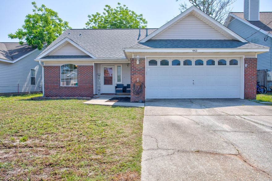 **$10,000 TOWARDS CLOSING COSTS/RATE BUY DOWN** ASSUMABLE VA LOAN AT 3.625%. Welcome home! This 3BR/2.5BA home just West of Hurlburt Field is waiting for its new owners. Complete with granite countertops, NEW carpets and stainless steal appliances, the open concept of this home is truly perfect. The home features a first-floor master bedroom and a living room with vaulted ceilings and a fireplace. It also includes a bonus room perfect for a home office, children's playroom or game room. The second floor features two nicely sized bedrooms and a full bathroom. Step outside to your fenced in backyard perfect for gatherings, pets and kids alike. Enjoy the local beaches and restaurants nearby. This home is a must see!