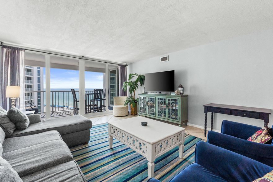 Welcome to the Gulf-front elegance of Shoreline Towers. Nestled in a gated community on Destin's pristine shores, this updated condo captures the essence of beachfront living.An exceptional opportunity for discerning investors, this elegant condo offers not only luxurious living but also impressive rental income potential. Situated in a highly sought-after location, this property enjoys consistent demand from vacationers seeking a premium experience. The perfect blend of refined design, prime amenities, and a prime rental market makes this a truly unparalleled investment.Unit 2073 invites you to experience uninterrupted Gulf views from its expansive, private balcony--perfect for soaking in daily sunrises and the tranquil sounds of the ocean. Just steps from the beach, this residence offers the ideal location for those seeking the best of coastal life. The open-concept floor plan caters to both intimate moments and lively gatherings. The kitchen is a chef's delight, featuring modern appliances and generous counter space for effortless entertaining. The living area flows seamlessly, bathed in natural light, and offers the perfect backdrop for relaxation or hosting friends with the Gulf of Mexico as your constant companion.

Retreat to the master suite, a private sanctuary with stunning water views and an en-suite bathroom. The second bedroom, equally spacious and inviting, provides comfort and privacy for family or guests. The condo is complete with stylish finishes and a fresh coastal ambiance throughout.

Shoreline Towers elevates your lifestyle with a suite of resort-style amenities, including private beach access, a heated swimming pool, tennis courts, and a fully equipped fitness center. The secure, gated entrance ensures peace of mind, offering a true sense of community in one of Destin's most sought-after locations along "Holiday Isle".

Positioned just minutes from world-class dining, shopping, and entertainment, this residence offers a unique opportunity to embrace the best of beachfront living. Whether you're looking for a full-time residence, a seasonal escape, or a valuable investment, Unit 2073 is your gateway to the coastal lifestyle you've been dreaming of.

*** SIR Study & 23 Million Dollar Building Remodel Completed in 2024